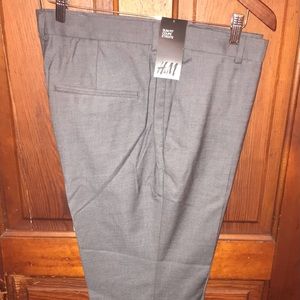 NWT - H&M Men’s Slim Fit Grey Dress Pants